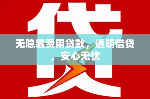 泽库无隐藏费用贷款，透明借贷，安心无忧