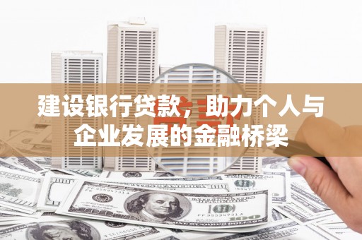 泽库建设银行贷款，助力个人与企业发展的金融桥梁
