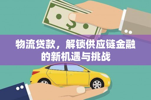 泽库物流贷款，解锁供应链金融的新机遇与挑战