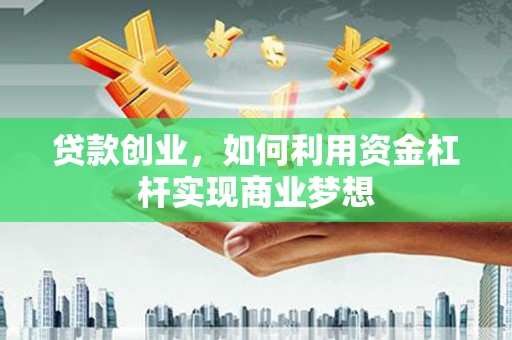 泽库贷款创业，如何利用资金杠杆实现商业梦想