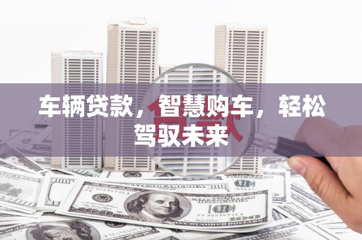 泽库车辆贷款，智慧购车，轻松驾驭未来