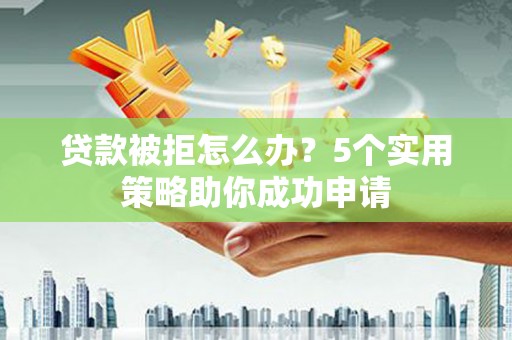 泽库贷款被拒怎么办？5个实用策略助你成功申请