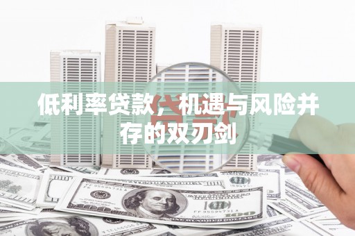 泽库低利率贷款，机遇与风险并存的双刃剑